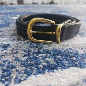 Coach braided belt
